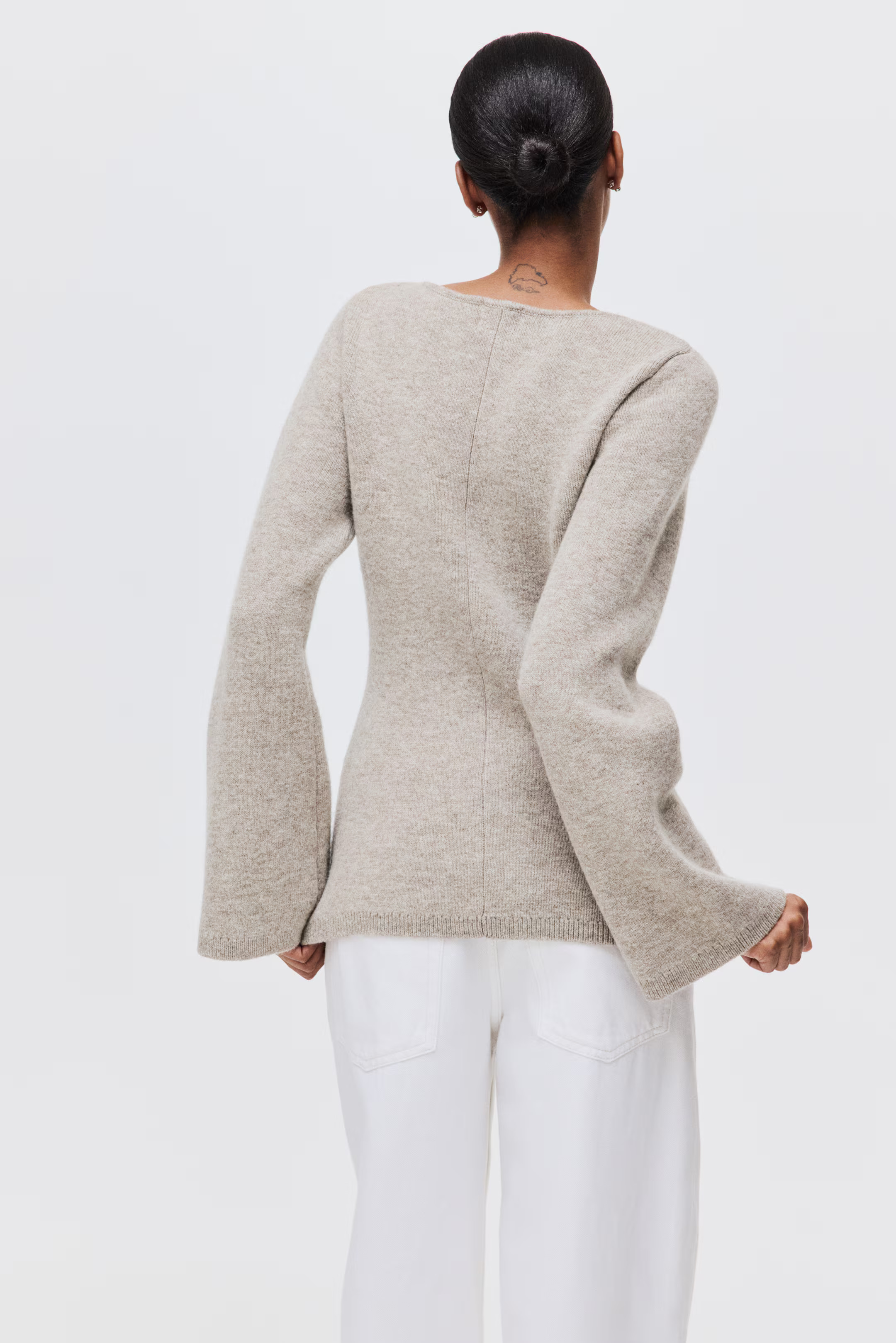 Wool peplum top | H&M (UK, MY, IN, SG, PH, TW, HK)