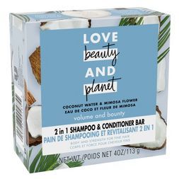 Love Beauty and Planet Coconut Water Shampoo + Conditioner Bar | Target
