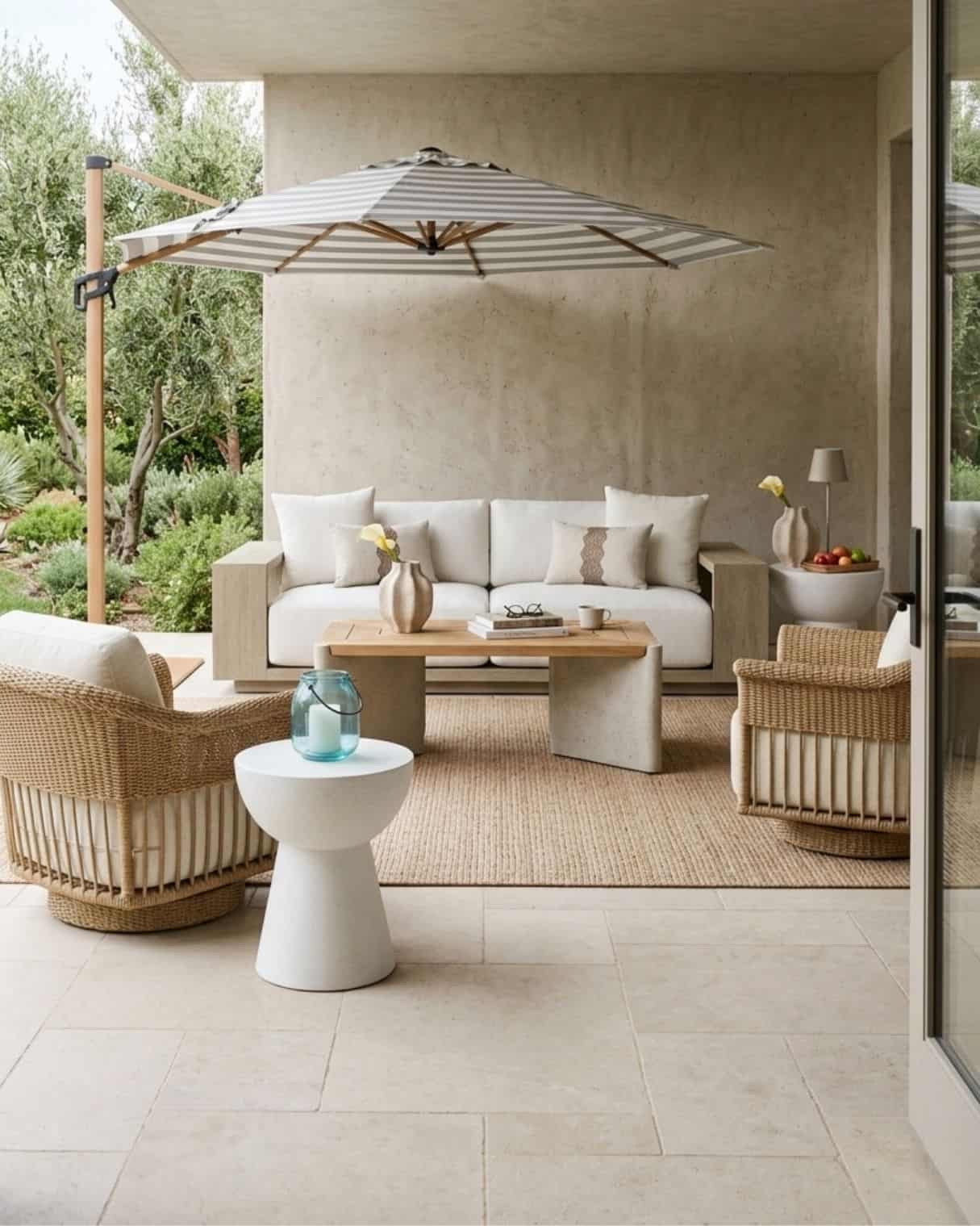 Relaxed Cream and Natural Outdoor Patio Design

*Note: This is a digital room mockup showcasing product styling ideas from my room design mood board.

#LTKHome