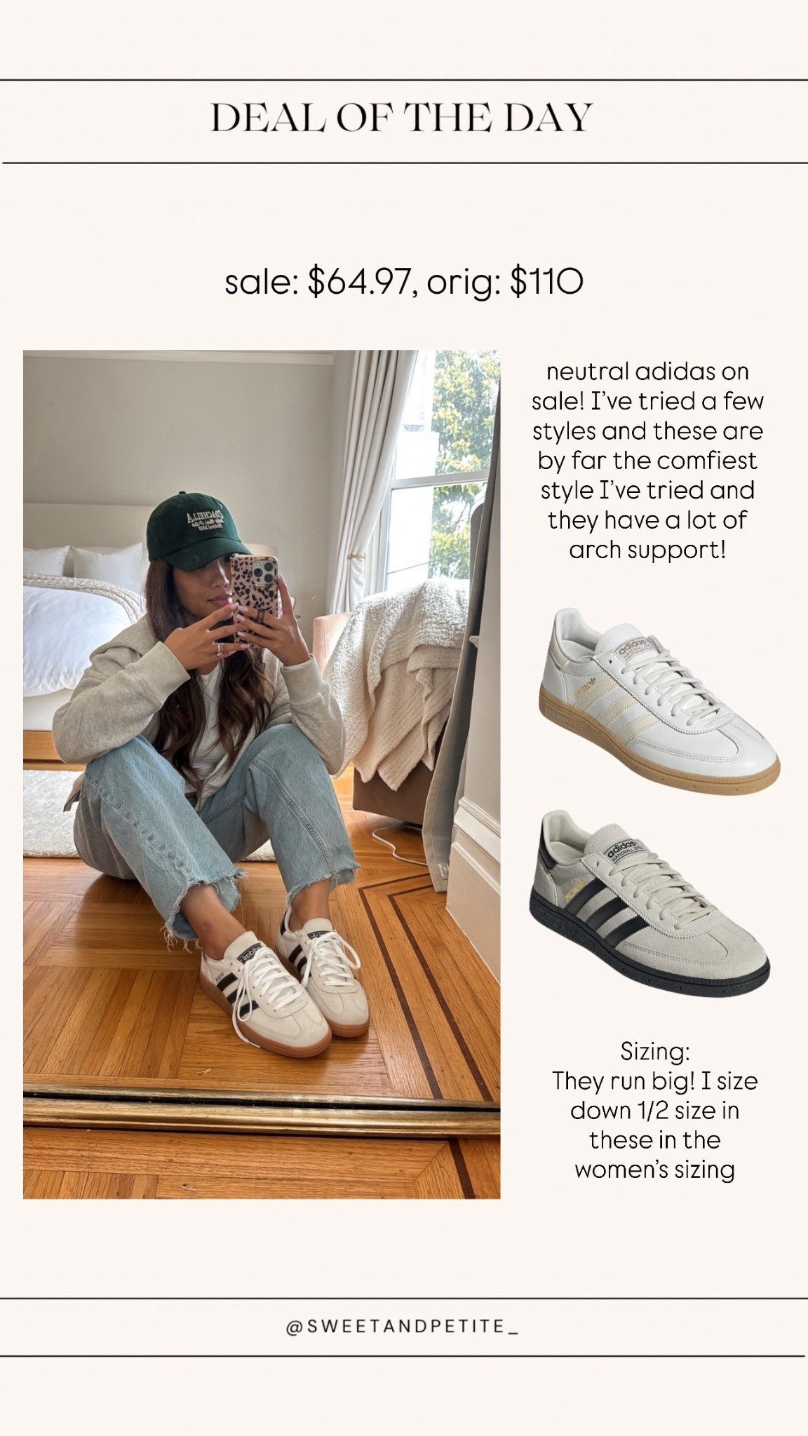 Adidas Spezial on sale! I size down 1/2 size - so comfy! 

#LTKSaleAlert