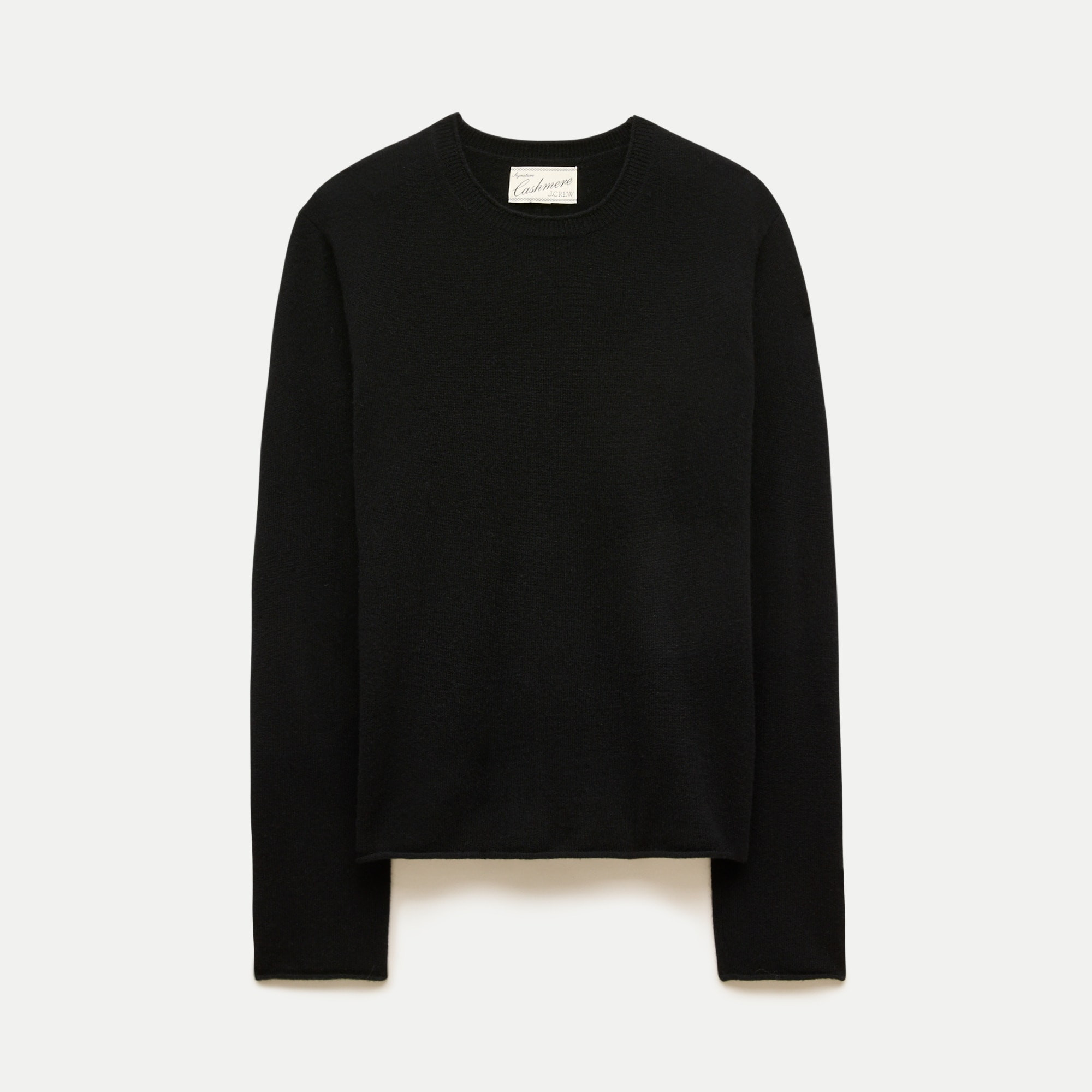 Rolled cashmere long-sleeve sweater | J. Crew US