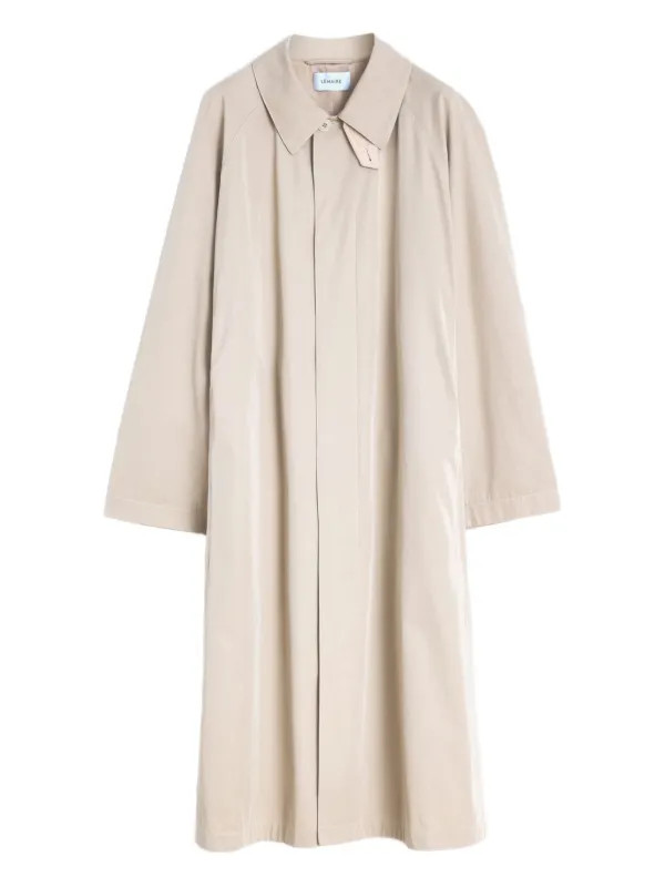 LEMAIRE stand-up Collar Coat  | Neutrals | FARFETCH UK | Farfetch Global