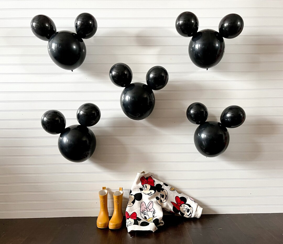 Mickey Mouse Birthday Party Balloon Backdrop DIY Kit - Etsy | Etsy (US)