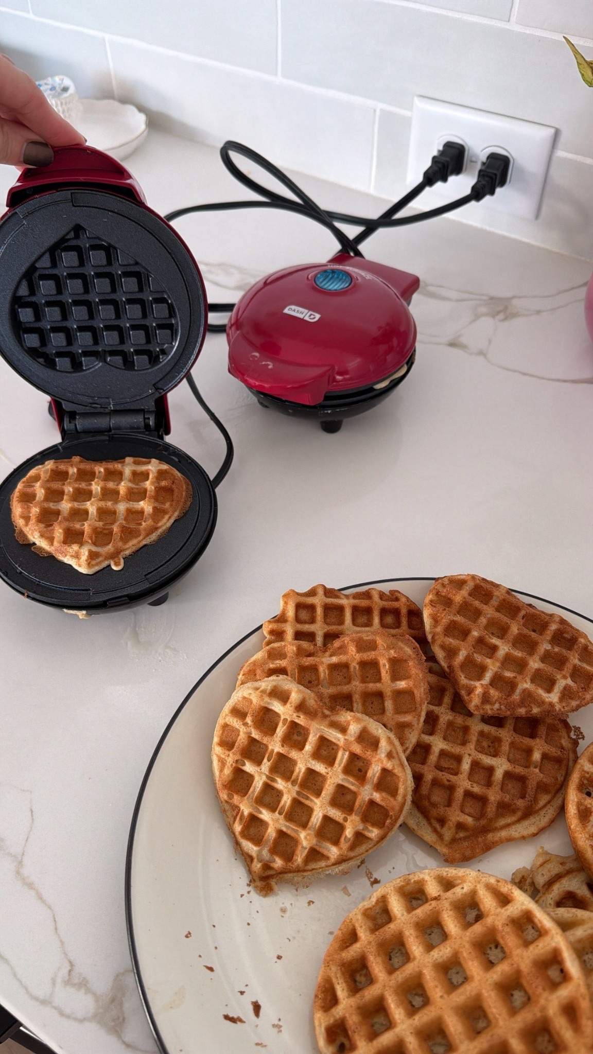 Heart waffle maker by dash is the perfect way to make your loved ones breakfast, especially for Valentine’s Day. 💕

#LTKValentine #LTKmorningroutine #LTKdayinmylife