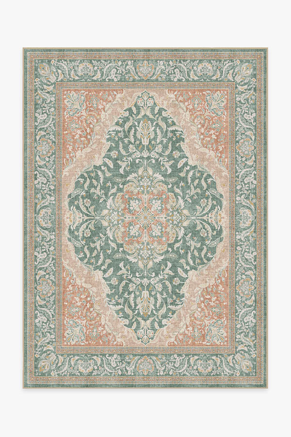Outdoor Allura Copper Sage Rug | Ruggable
