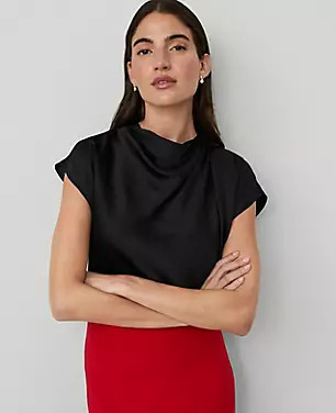Cowl Neck Popover | Ann Taylor (US)