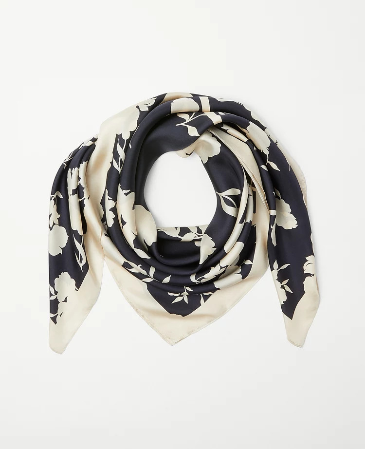 Floral Silk Scarf | Ann Taylor (US)