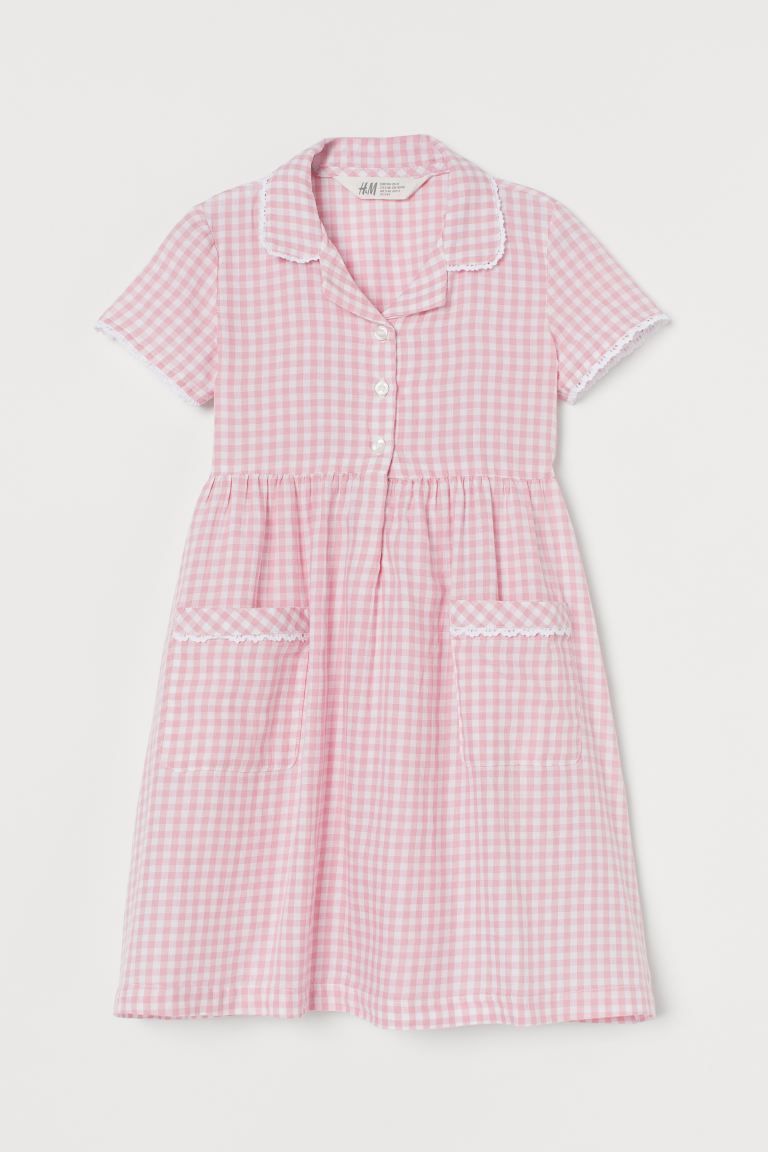 Checked Cotton Dress | H&M (US)