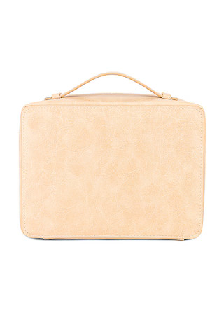 Cosmetic Case in Beige | Revolve Clothing (Global)