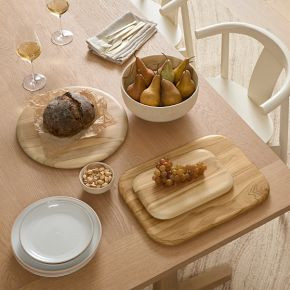 Gaia Teak Wood Serveware Collection | West Elm (US)
