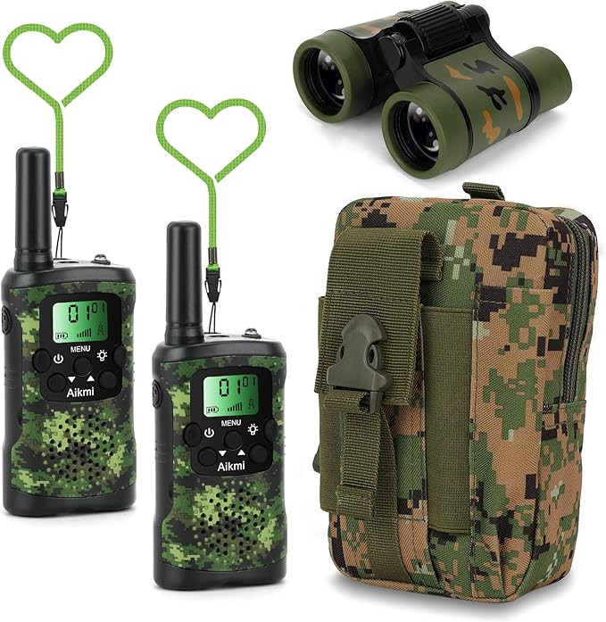 Walkie Talkies for Kids Toys Boys Aged 5+ Outdoor 2 Way Radio 22 Channel 3 Miles Range Camp Hunt ... | Amazon (US)