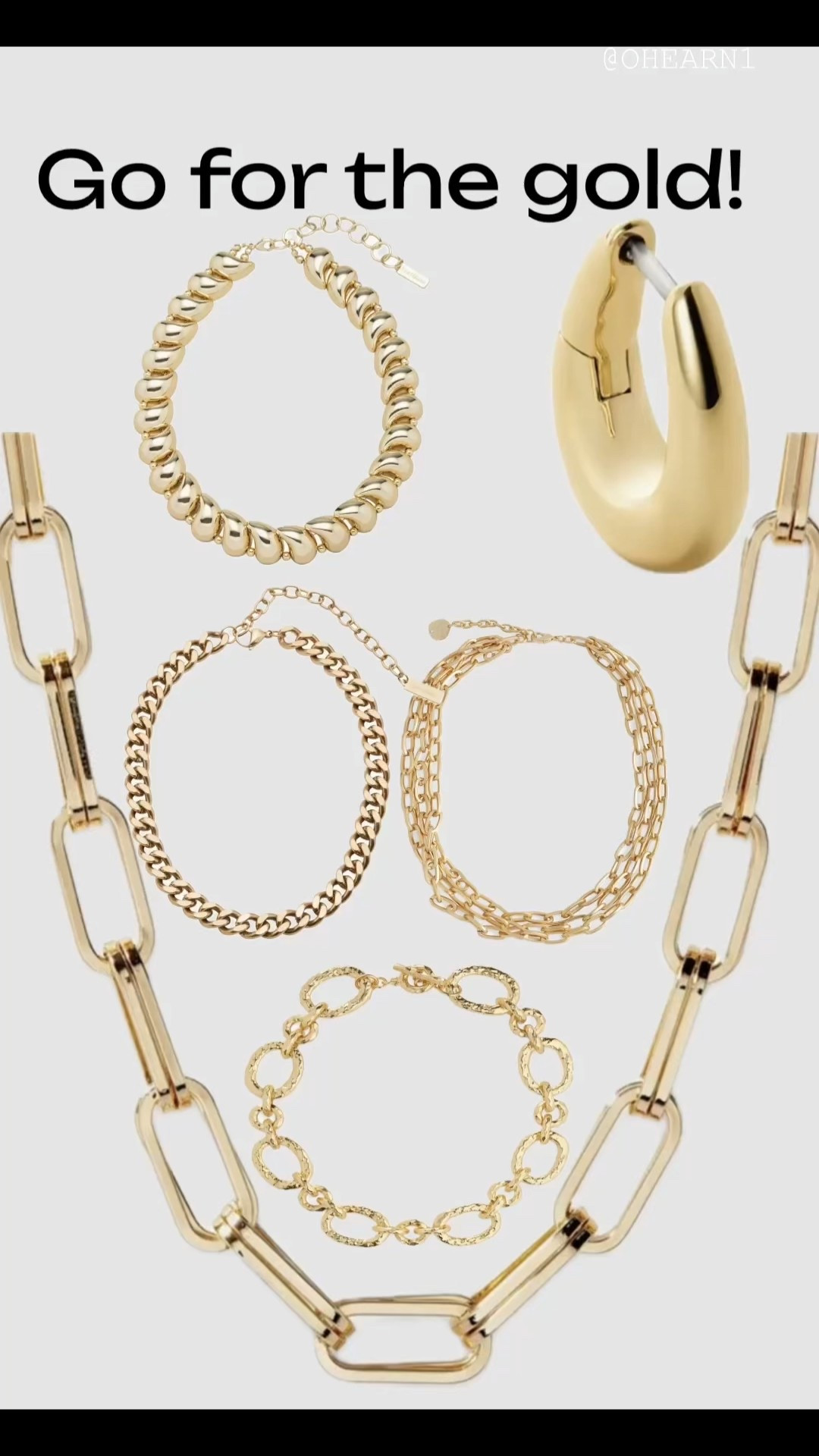 Chunky gold necklaces are still trending. Here are a few that might be the statement you are looking for! 

#LTKSaleAlert #LTKSpringSale #LTKOver40