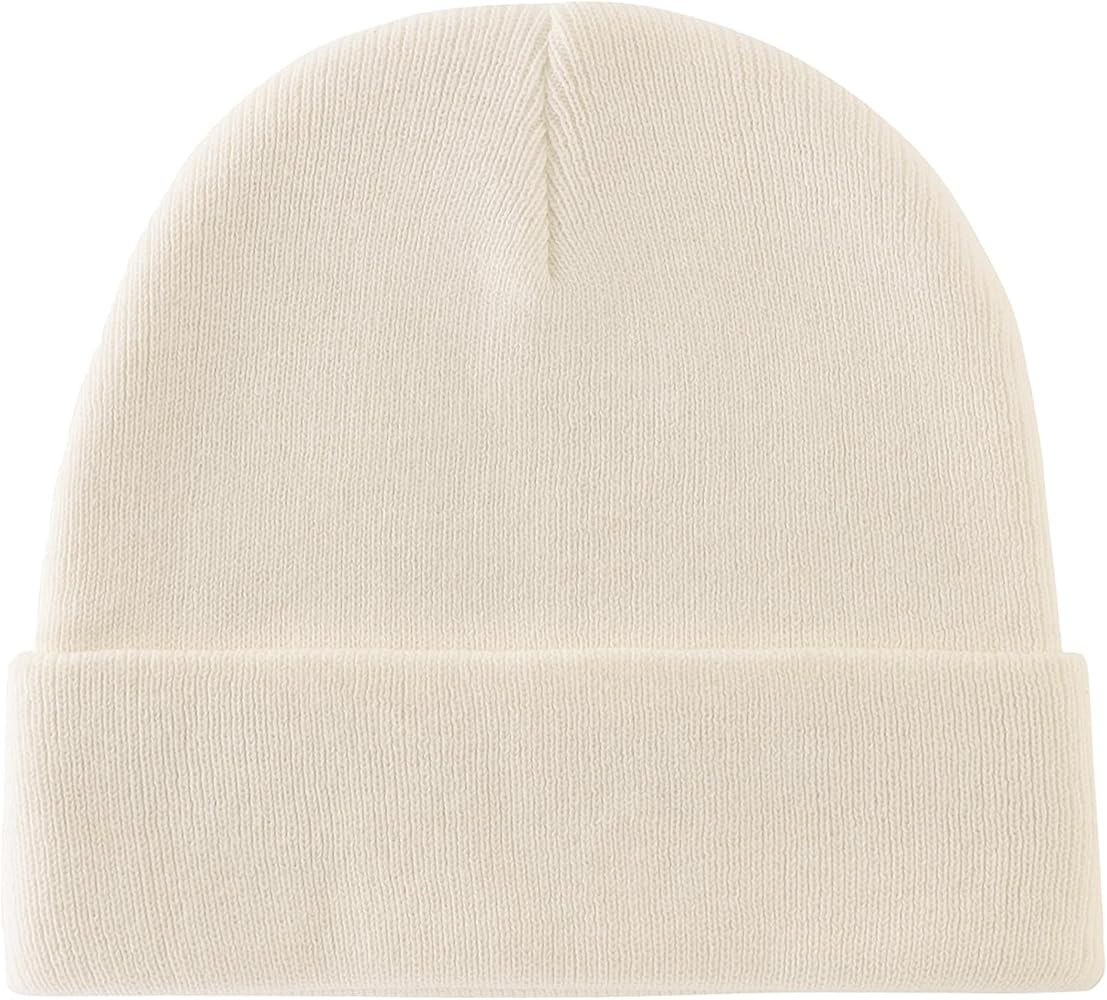 ROYBENS 100% Cotton Baby Beanie Cute Toddler Winter Hat Boys Girls Kids Soft Warm Knit Cuffed Cap... | Amazon (US)