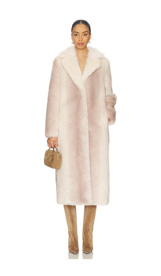 White Plains Coat in Ombre Cream | Revolve Clothing (Global)