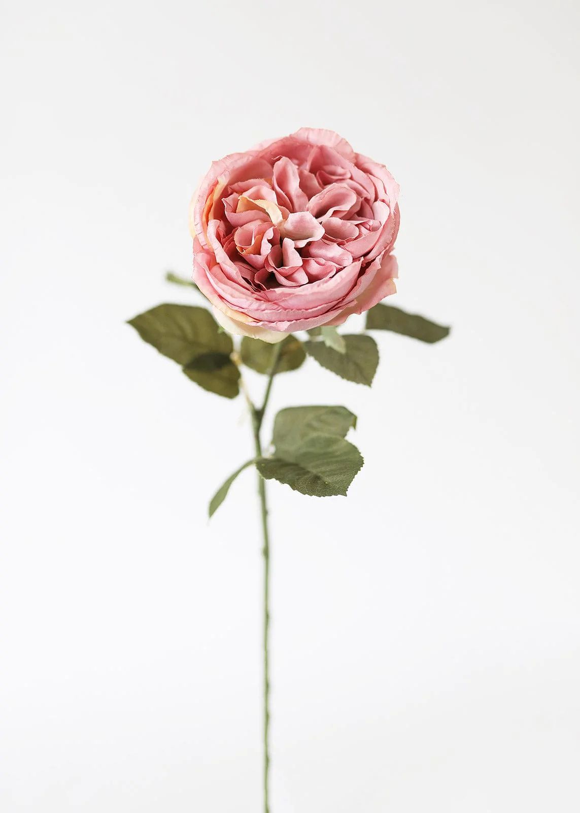 Mauve Pink English Rose Stem | Fall Silk Flowers | Afloral.com | Afloral