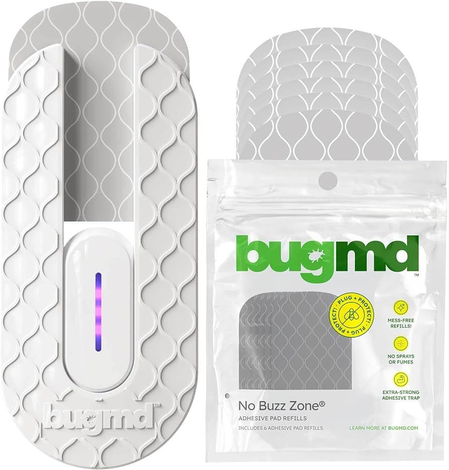 BugMD No Buzz Zone - Flying Insect Trap Catcher Indoor Fly Safer Home Fruit Traps for Gnat Moth M... | Amazon (US)