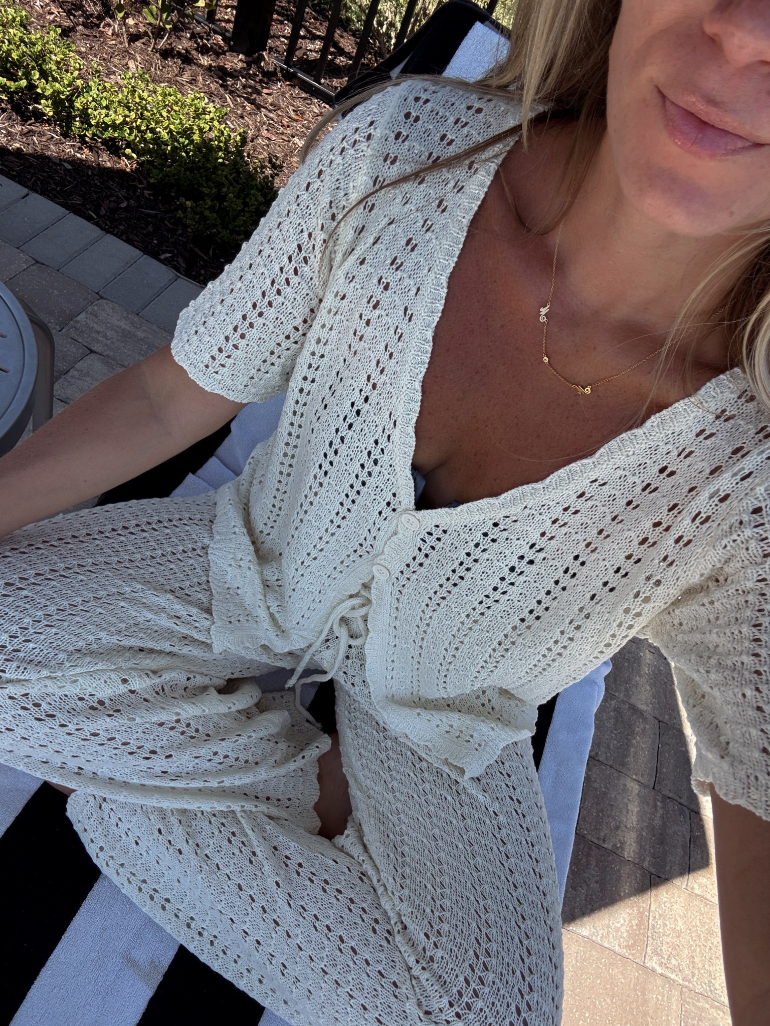 Cutest crochet swim coverup set from amazon - wearing size small 