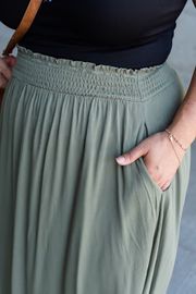 Timeless Maxi Skirt - Olive | Mindy Mae's Market