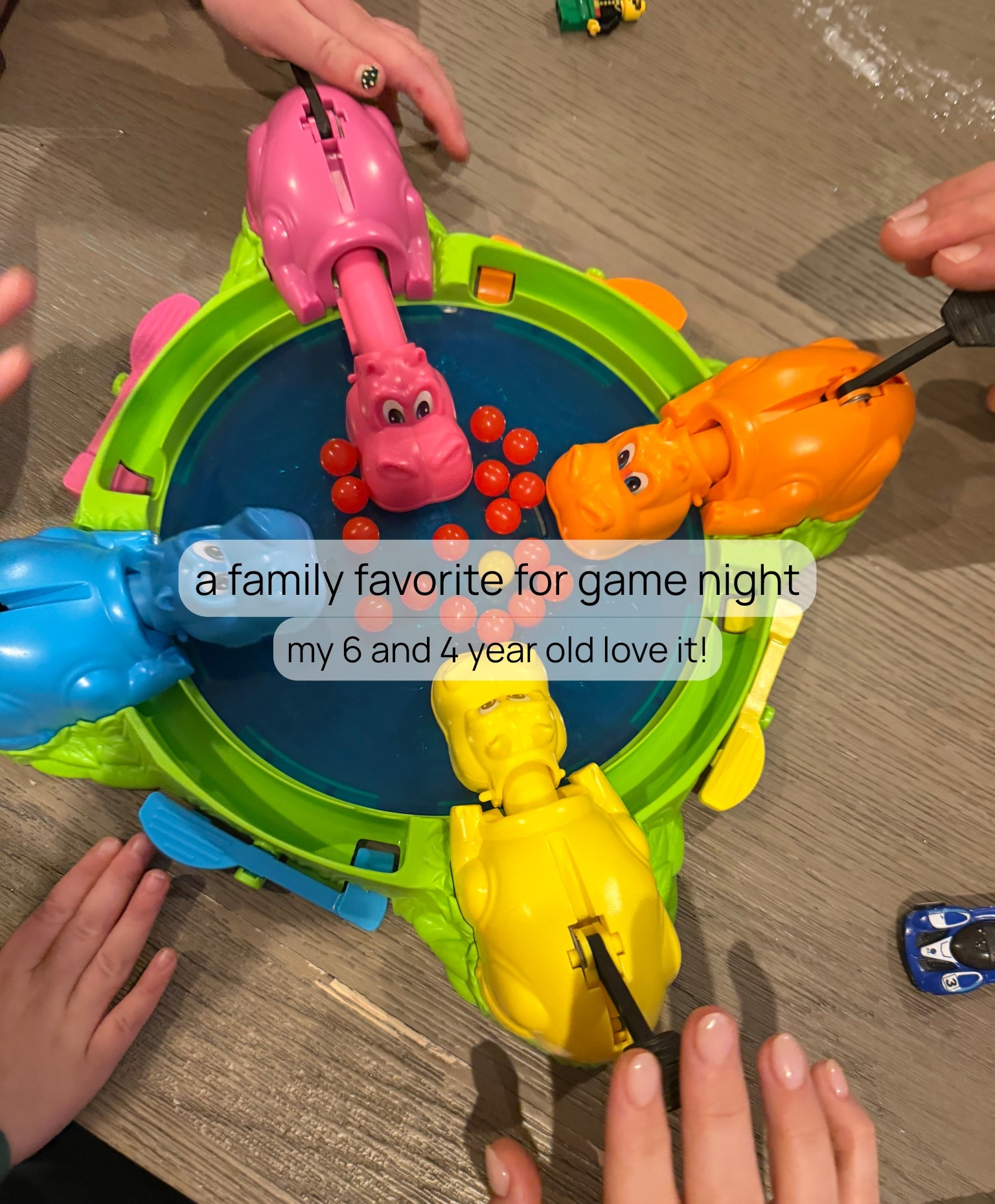 Hungry hungry hippo is such a classic! #gamenight #giftidea #familynight #kidsgames

#LTKmomlife #LTKKids #LTKHome