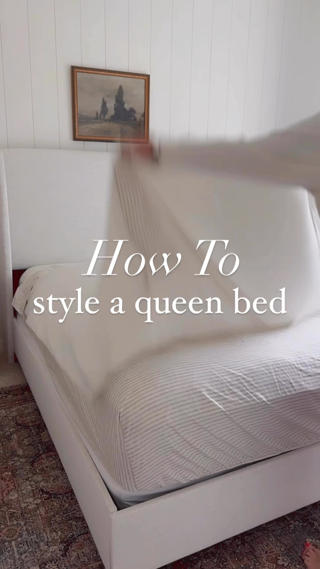 How to style a queen bed. Shop my Amazon favorites  

#LTKVideo #LTKHome