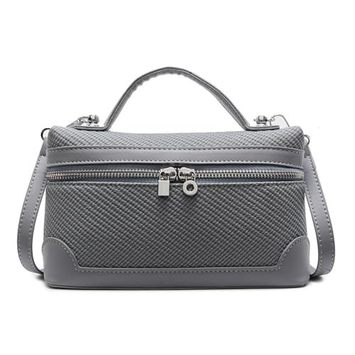 Crossbody Bag for Women Pouch Top-Handle Leather Bag Designer Shoulder Handbag Quiet Luxury Trendy Purse (Light Blue) | Amazon (US)