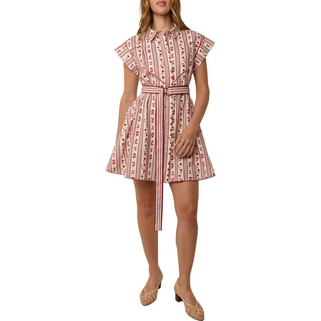 Palm Noosa Manon Mini Dress in Raye Fleur at Nordstrom, Size 4 | Nordstrom