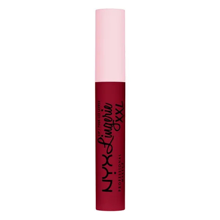 NYX Professional Makeup Lip Lingerie XXL Liquid Lipstick Sizzlin 0.13 fl. oz. | Walmart (US)