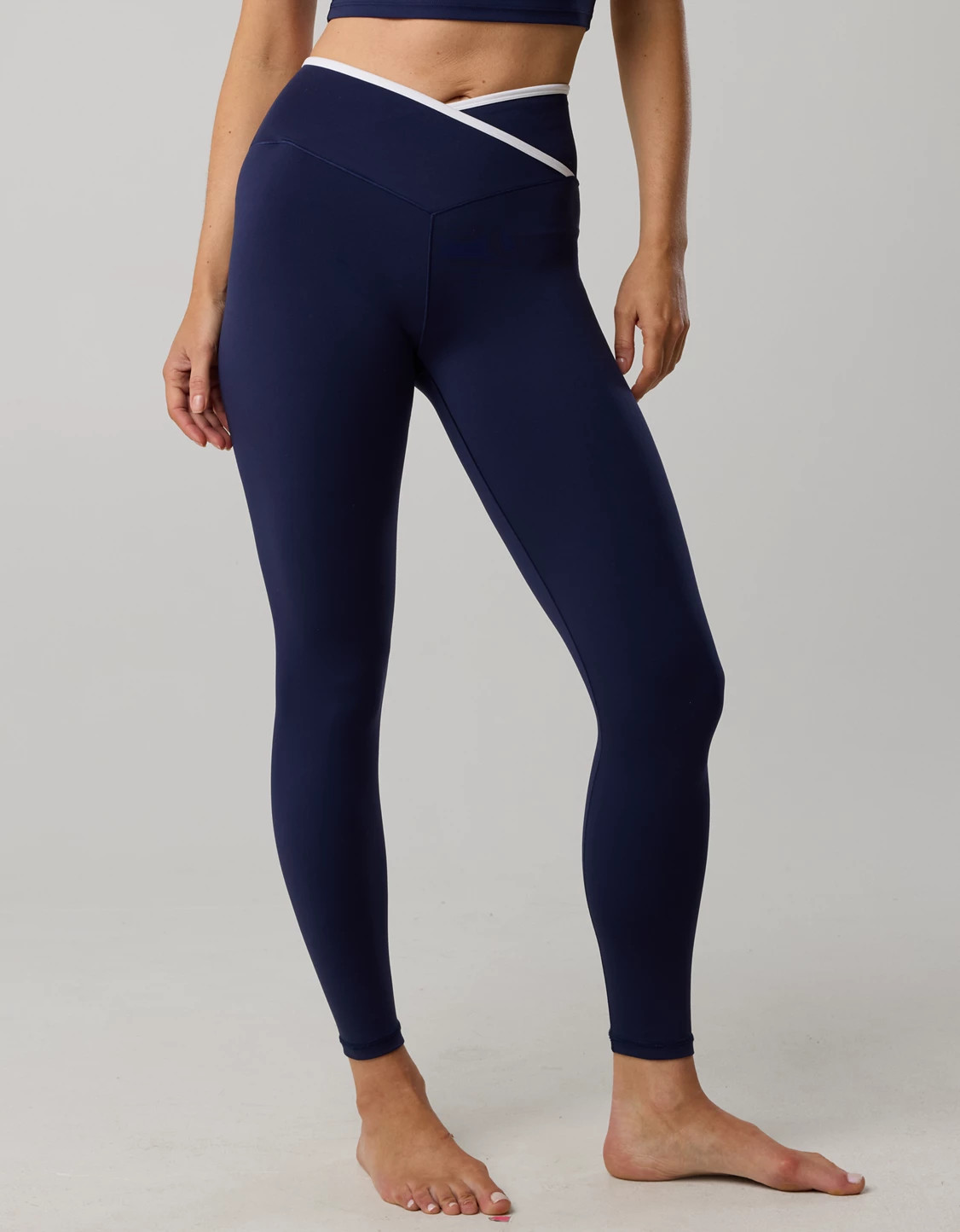 OFFLINE By Aerie Real Me Tipped High Waisted Crossover Legging | Aerie