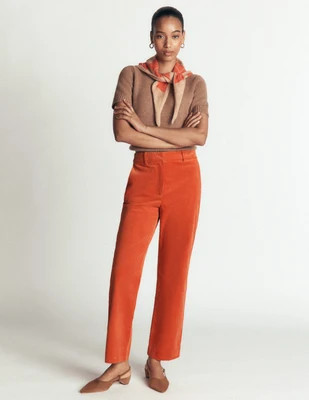 Boden Women's Canonbury Cord Pants in Orange | Size 2 | Boden (US)