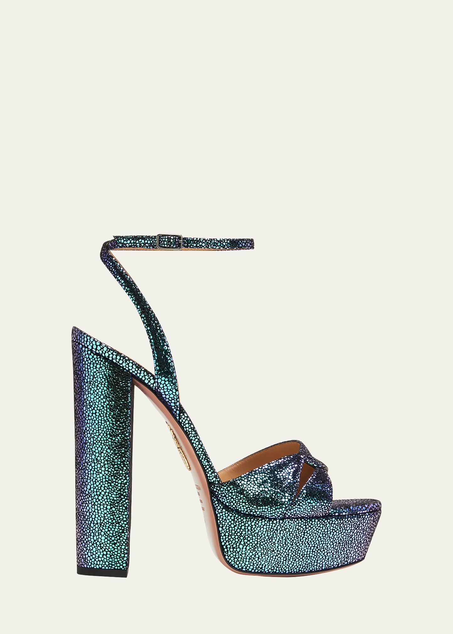 Aquazzura Sinner Ombre Platform Ankle-Strap Sandals | Bergdorf Goodman