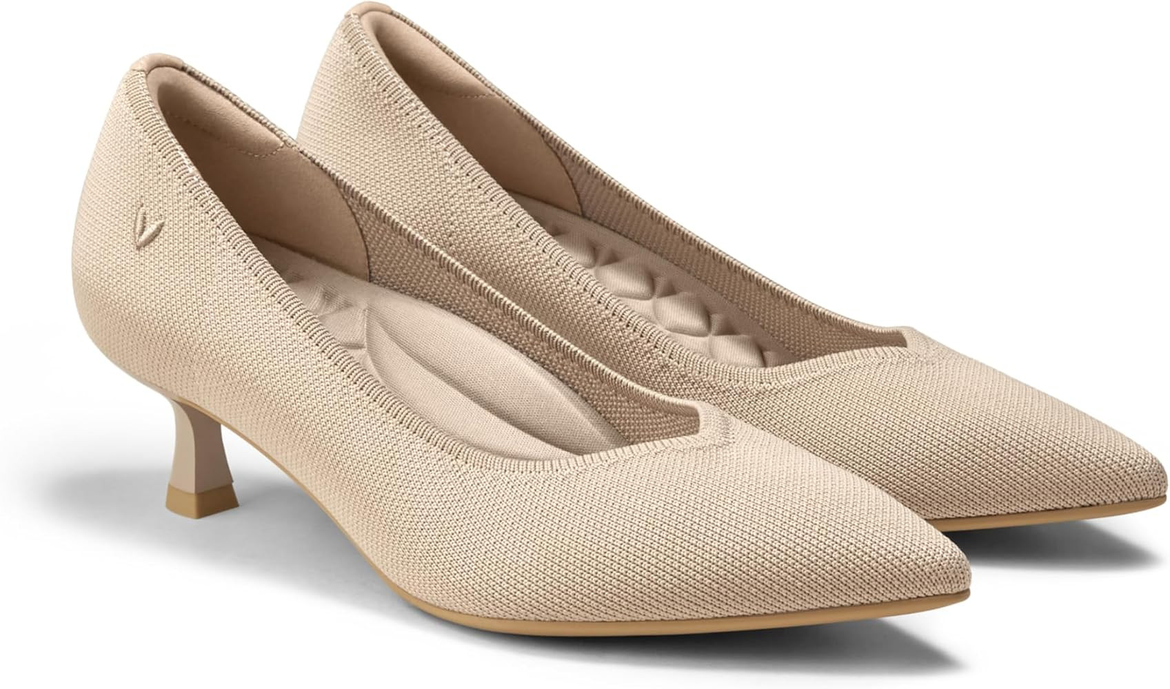 VIVAIA Scarlett Women's Pointed Toe Kitten Heels Shoes for Women Pumps with Arch Support | Amazon (US)