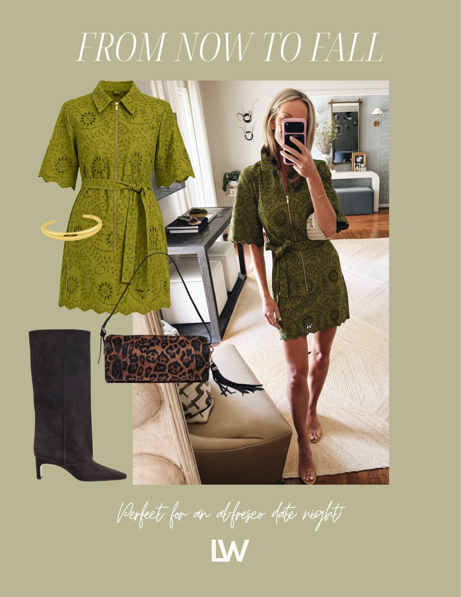 A dress to wear now and how to style it into Fall!