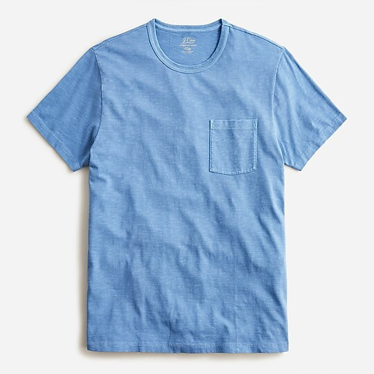 Garment-dyed slub cotton crewneck T-shirt | J. Crew US