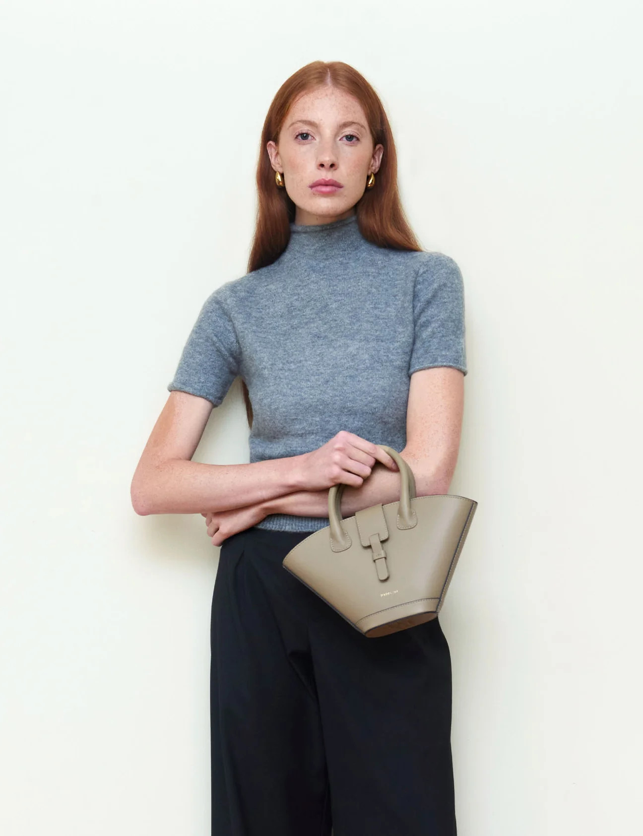 Mini Lumière Taupe Bag by PARIS/64 | PARIS/64