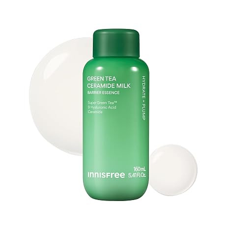innisfree Green Tea Ceramide Milk | Hydrating & Lightweight Korean Milky Toner for Barrier Repair... | Amazon (US)