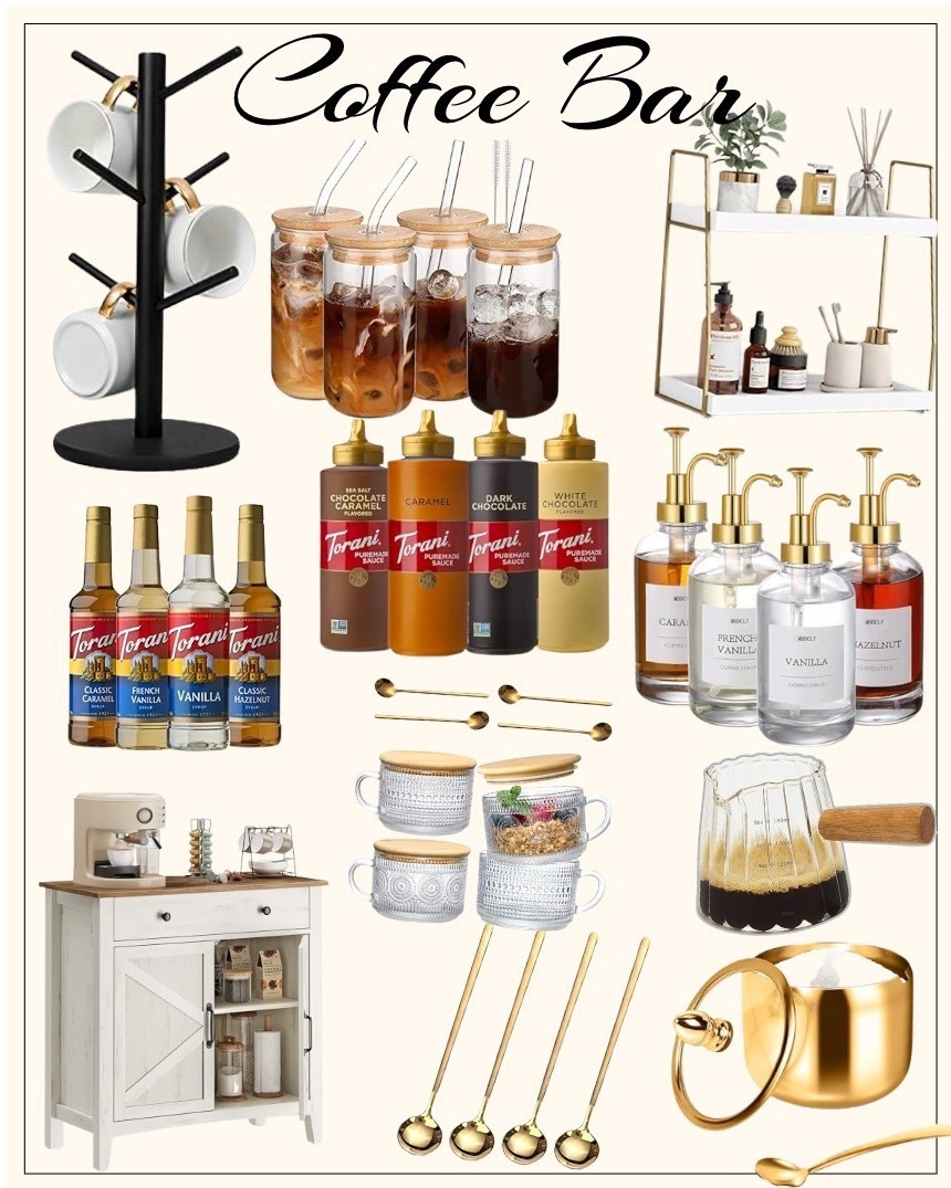 Coffee Bar Goals ☕✨
Turn your kitchen corner into a dreamy home café! I’ve linked all my favorite Amazon finds to create a beautiful, functional space. Tap to shop everything—from chic syrup dispensers and mug racks to glassware and storage!
#LTKHome #LTKKitchen #CoffeeLovers #AmazonFinds #HomeStyle


#LTKFindsUnder50 #LTKFindsUnder100 #LTKHome