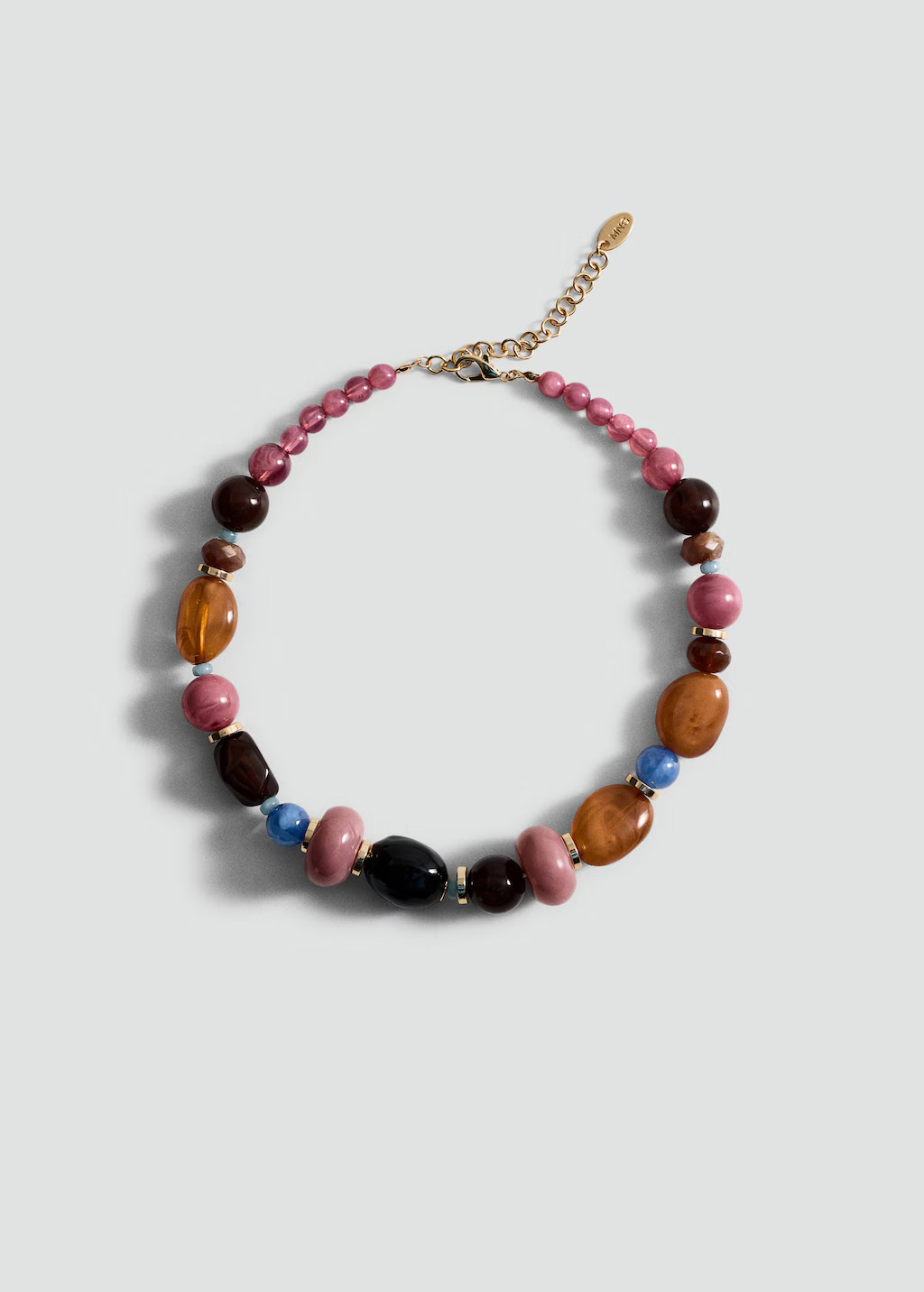 Necklace with combined beads - Women | MANGO USA | Mango (US/MX/AU)