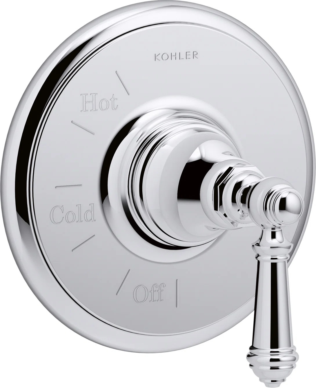Kohler Artifacts Rite-Temp Valve Trim with Lever Handle K-TS72767-4-CP | Wayfair North America