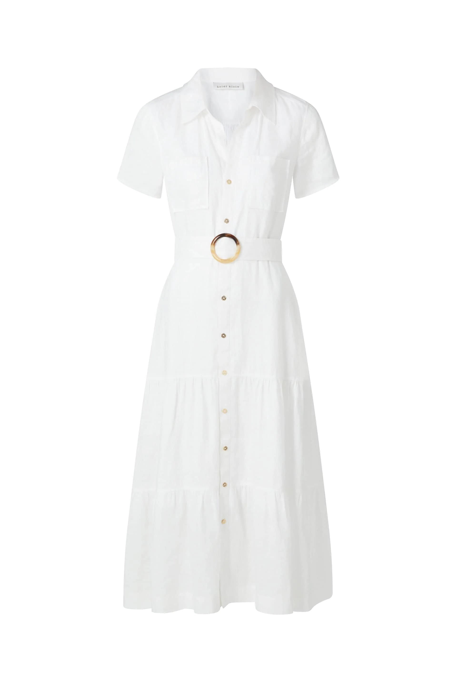 Mitsio Island Short Sleeve Shirt Dress | Heidi Klein