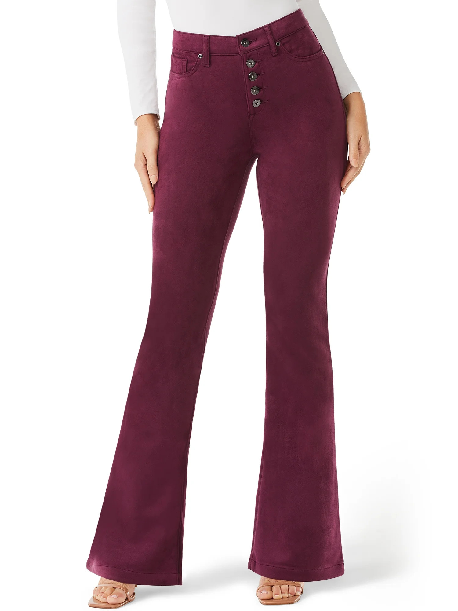 Sofia Jeans by Sofia Vergara Women's Melisa High-Rise Flare Jeans | Walmart (US)