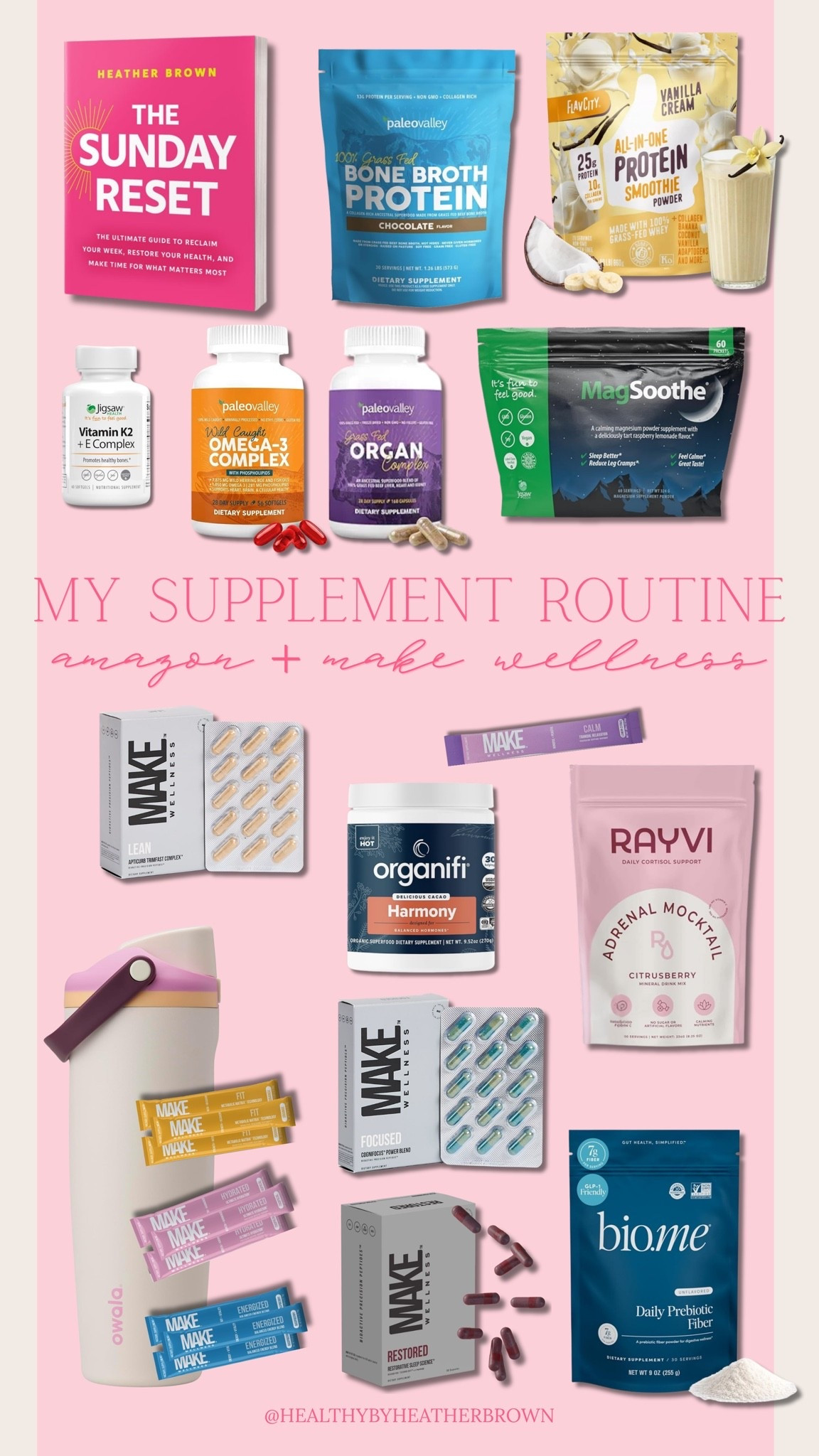 Supplements should support your routine, not replace it.🩵
The Sunday Reset highlights building a strong foundation first, then using supplements intentionally to support energy, wellness, and consistency.

#LTKfitnessgoals #LTKmorningroutine #LTKselfcare