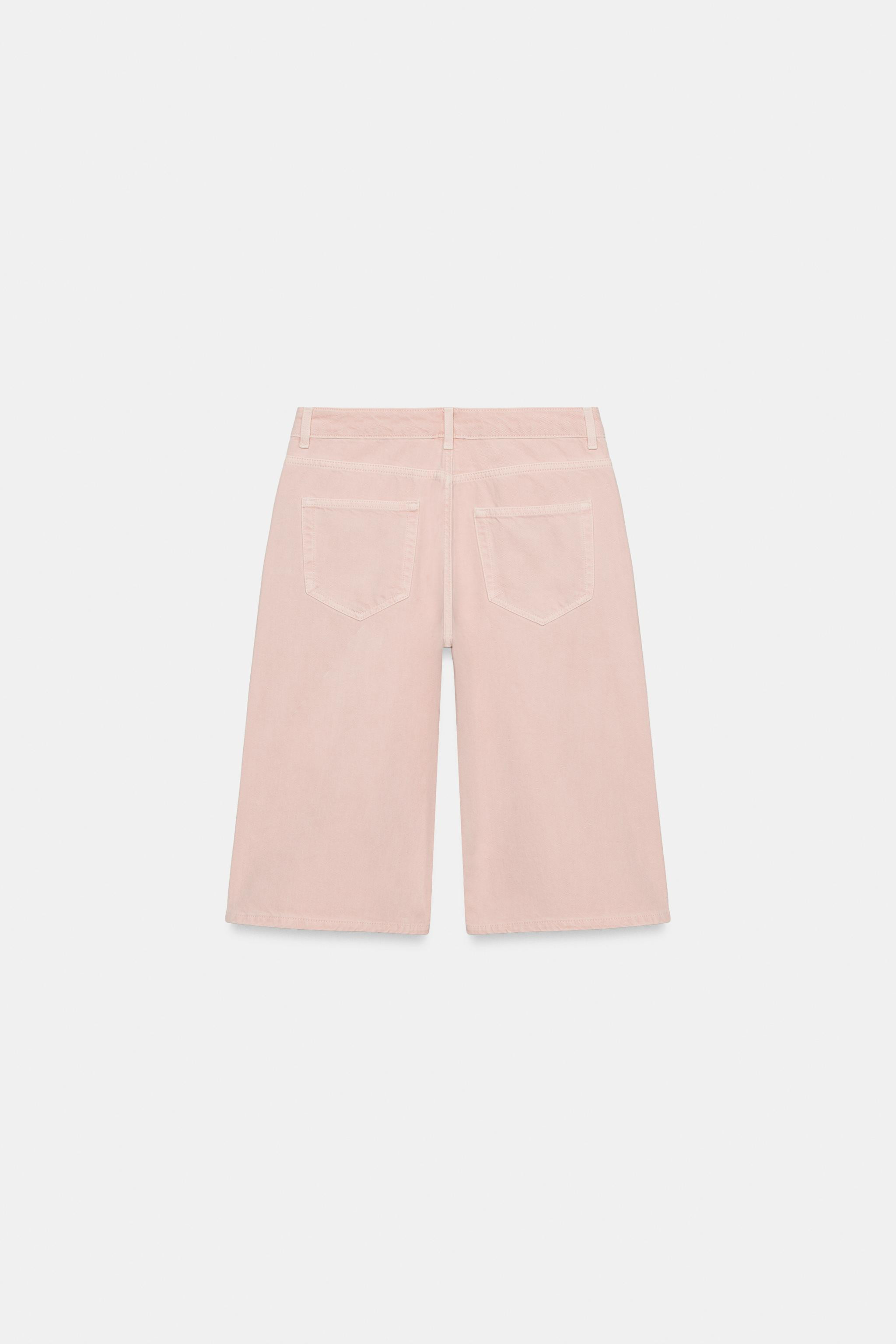 BERMUDA EN JEAN TAILLE MOYENNE ZW COLLECTION | Zara US