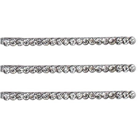 Kitsch Rhinestone Bobby Pins, Rhinestone Hair Pins, Decorative Bobby Pins for Women, Rose Gold, 3 Co | Amazon (US)