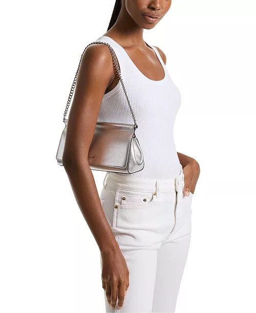 MICHAEL Michael Kors Carmine Small Leather East West Clutch - Macy's | Macy's