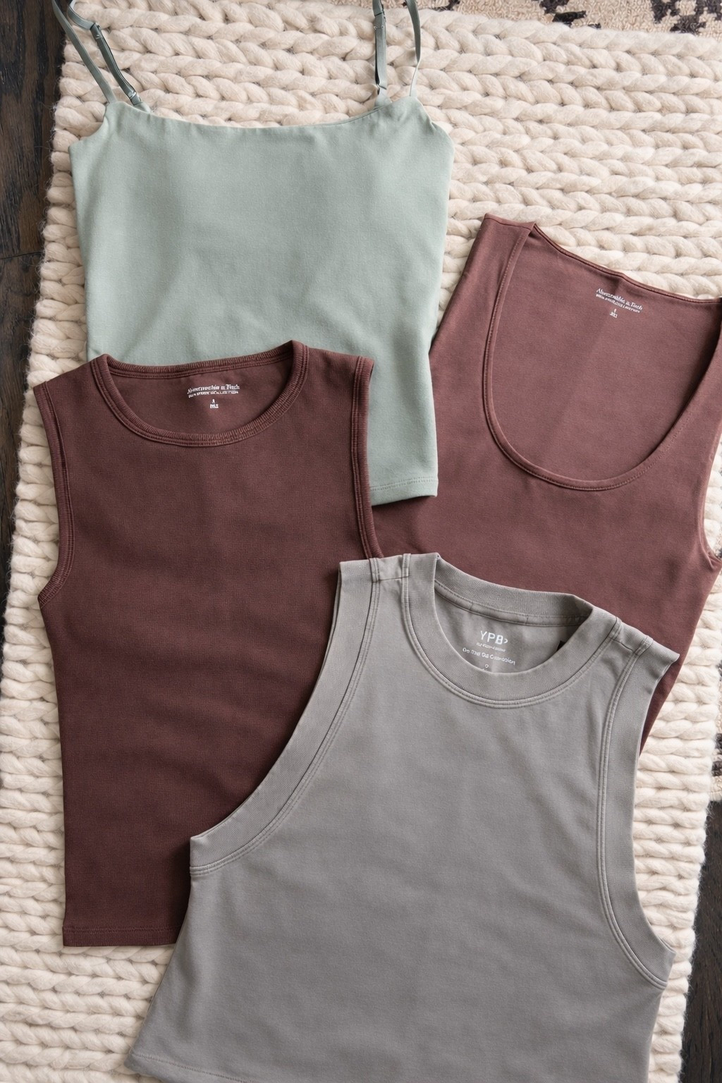 My Abercrombie basics haul is here & every single piece is a winner. I grabbed the Bra-Free 90s Cami in Frosty Olive, the YPB Easy Tank in Light Brown, the Bra-Free Rib High-Neck Tank in Dark Brown, & the Bra-Free Scoopneck Tank in Dark Brown. All in a small, all under $30.
The bra-free styles are a total game changer. No extra layer, no adjusting, just grab & go. These are the tanks I’m living in from now through September. Linked in my LTK! @abercrombie 

abercrombie haul - spring basics - summer basics - bra free tank - abercrombie cami - 90s cami - frosty olive - YPB easy tank - high neck tank - scoopneck tank - dark brown - light brown - neutral basics - size small - abercrombie finds - abercrombie style - mom style - casual style - everyday outfit - easy outfit - spring outfit - summer outfit - outfit ideas - closet staples - wardrobe essentials - capsule wardrobe - layering basics - fashion haul

#LTKdayinmylife #LTKU #LTKootd