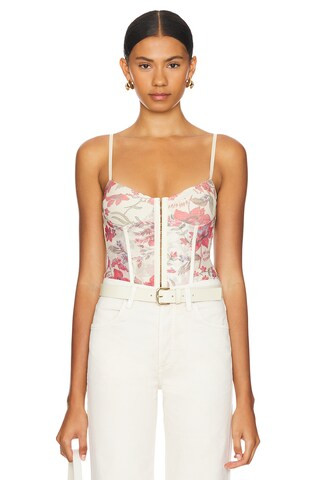 X Intimately FP Printed Night Rhythm Bodysuit in Vintage Combo | Revolve Clothing (Global)