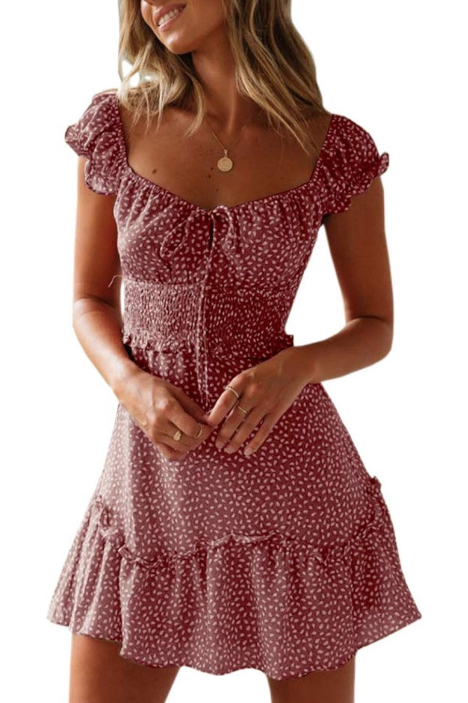 Ruffle Sleeve Sweetheart Neckline Dress
🤍
Super cute 4th of July dress and adorable cowboy boots! Now just apply some self tanner, and you’re set! 

#LTKFestival #LTKfindsunder50 #LTKstyletip