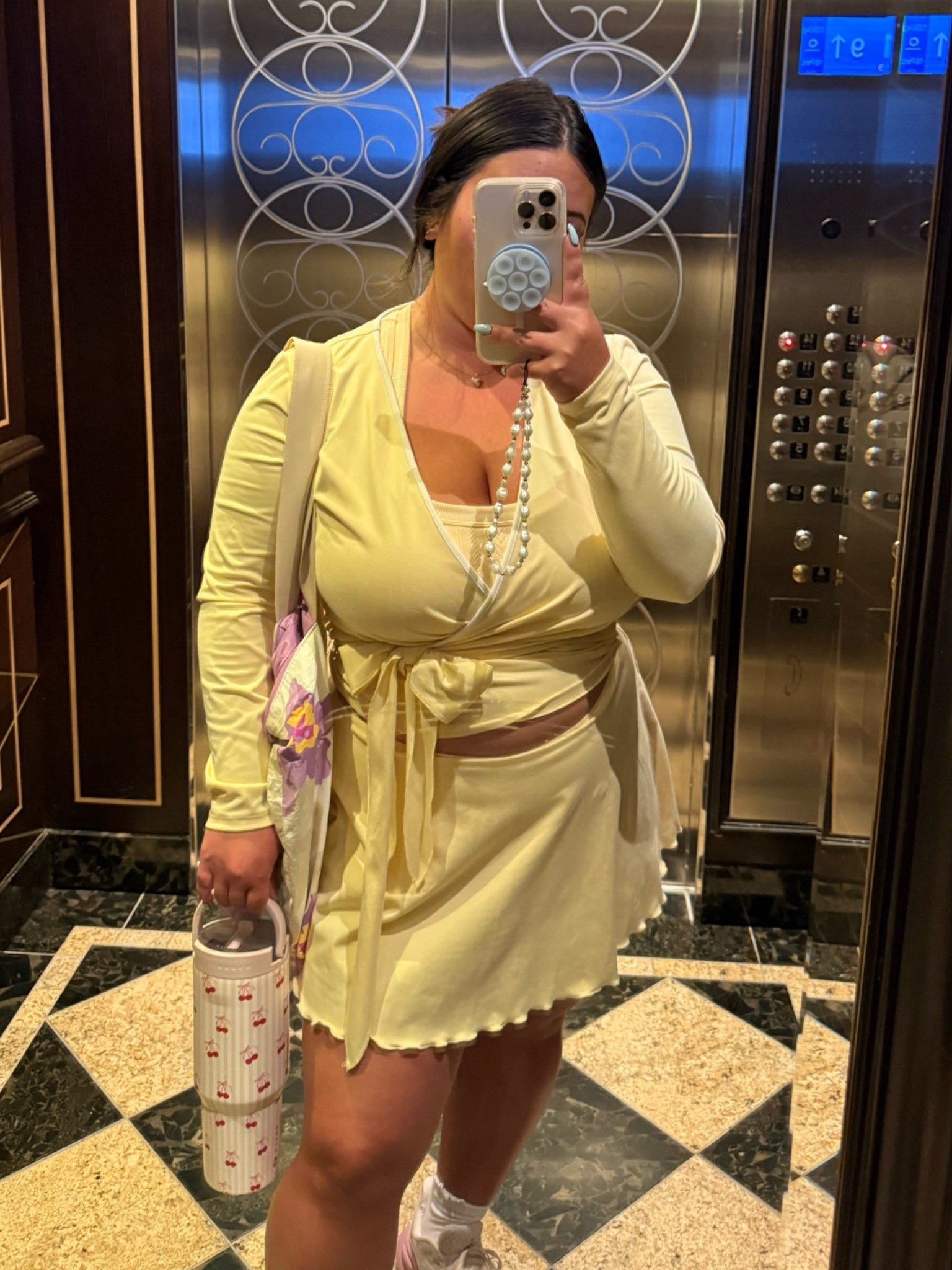 butter soft and butter yellow workout set 🌼 I’m wearing a Large in everything. I’m 5’1”, 170 lbs, 36DD

#LTKActive