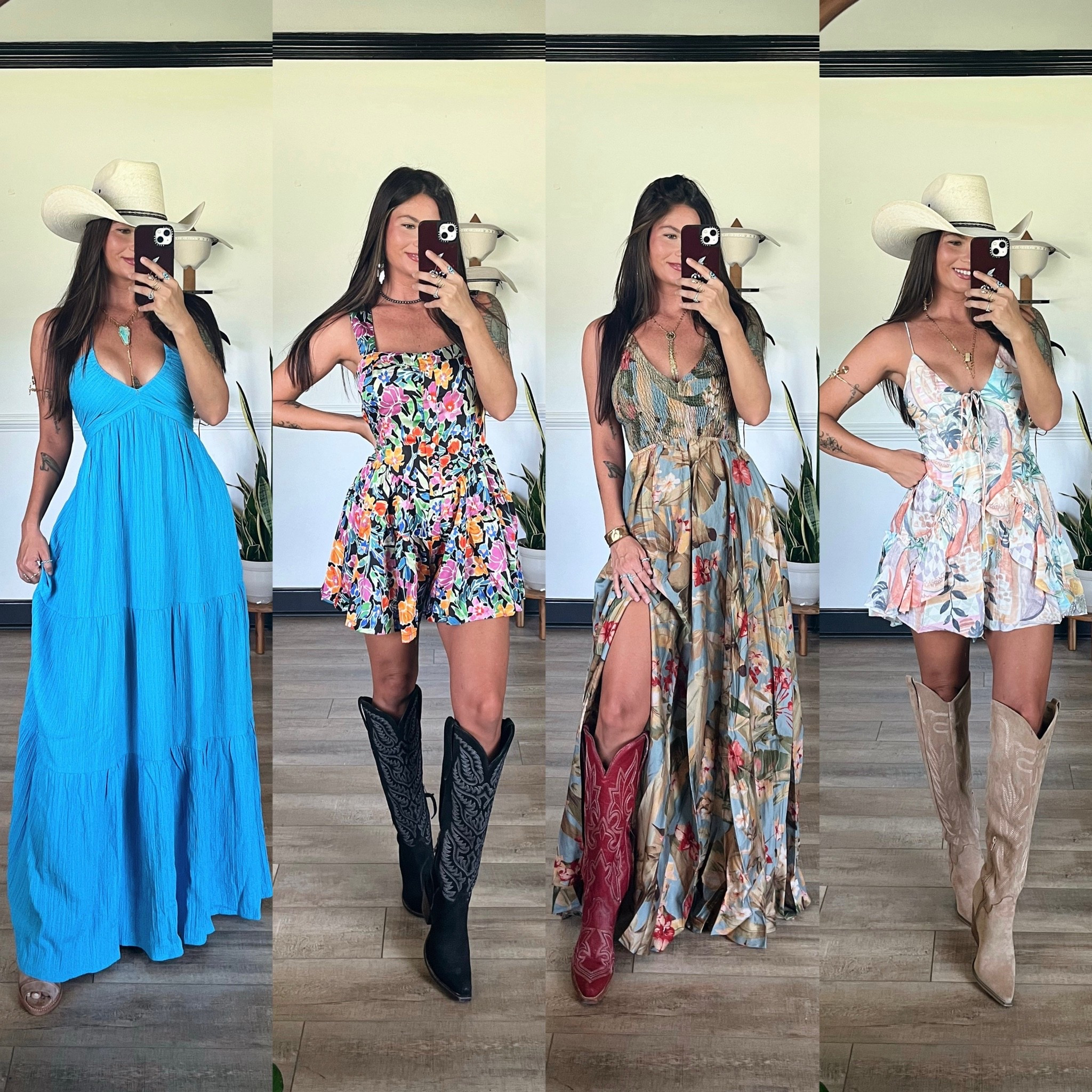 Proof that any look can be made western with the right accessories 🩵 code LORILYNN40 to save 40% on these dresses and rompers! Wearing xs in all

Gold necklaces from Highway Hippie code LORI10

#LTKootd #LTKSaleAlert #LTKSeasonal