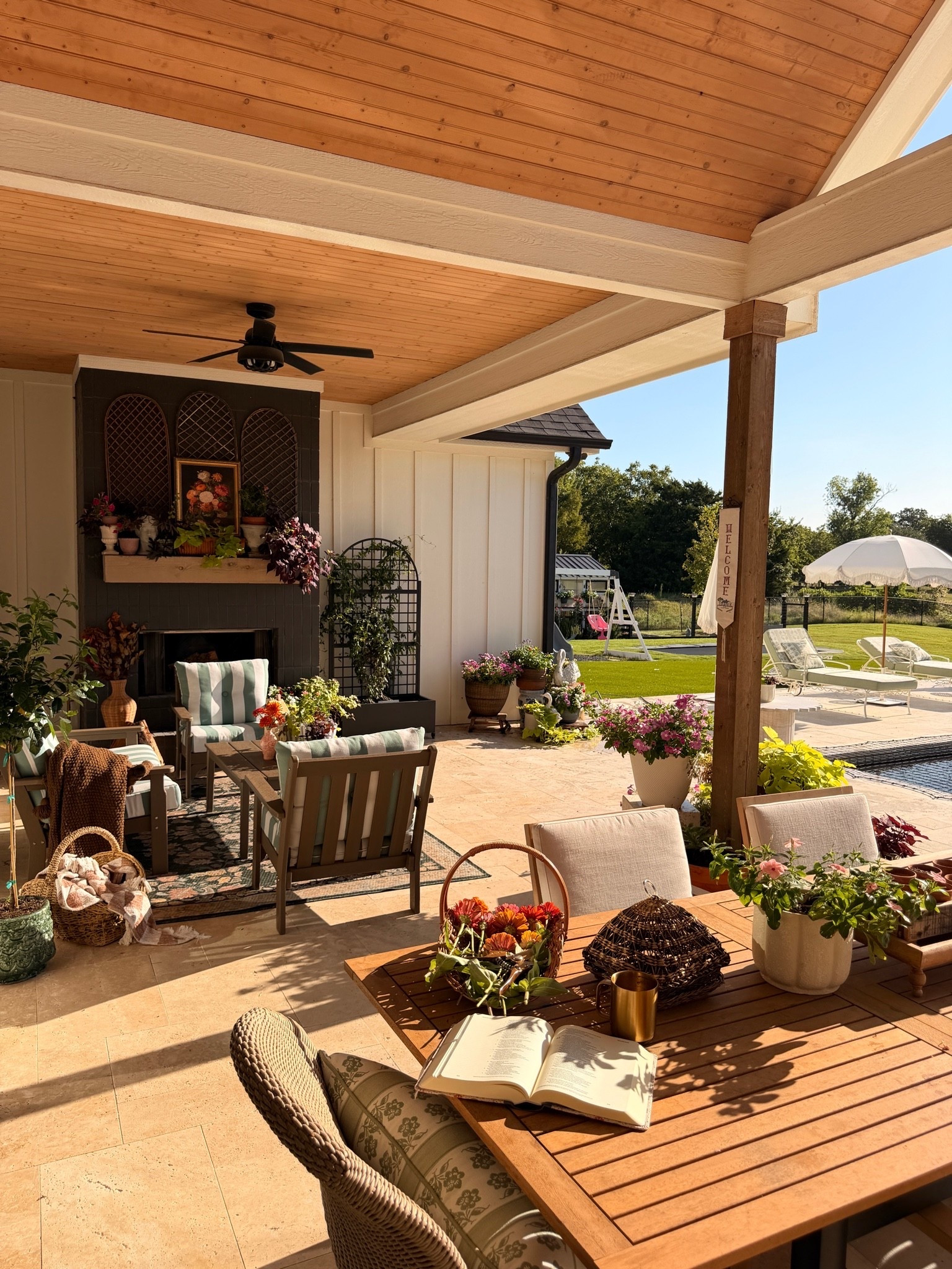 Our outdoor oasis, refreshed.